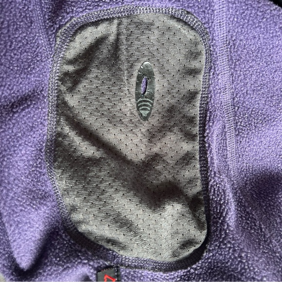 REI Polartec Power Stretch Purple Fleece Zip Up Vest, M - Picture 12 of 15